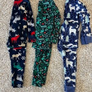 Three Sets of Super Soft Unisex Plush Pajamas
